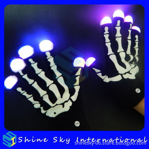 Halloween Party Supplies Led Skeleton Halloween Glove